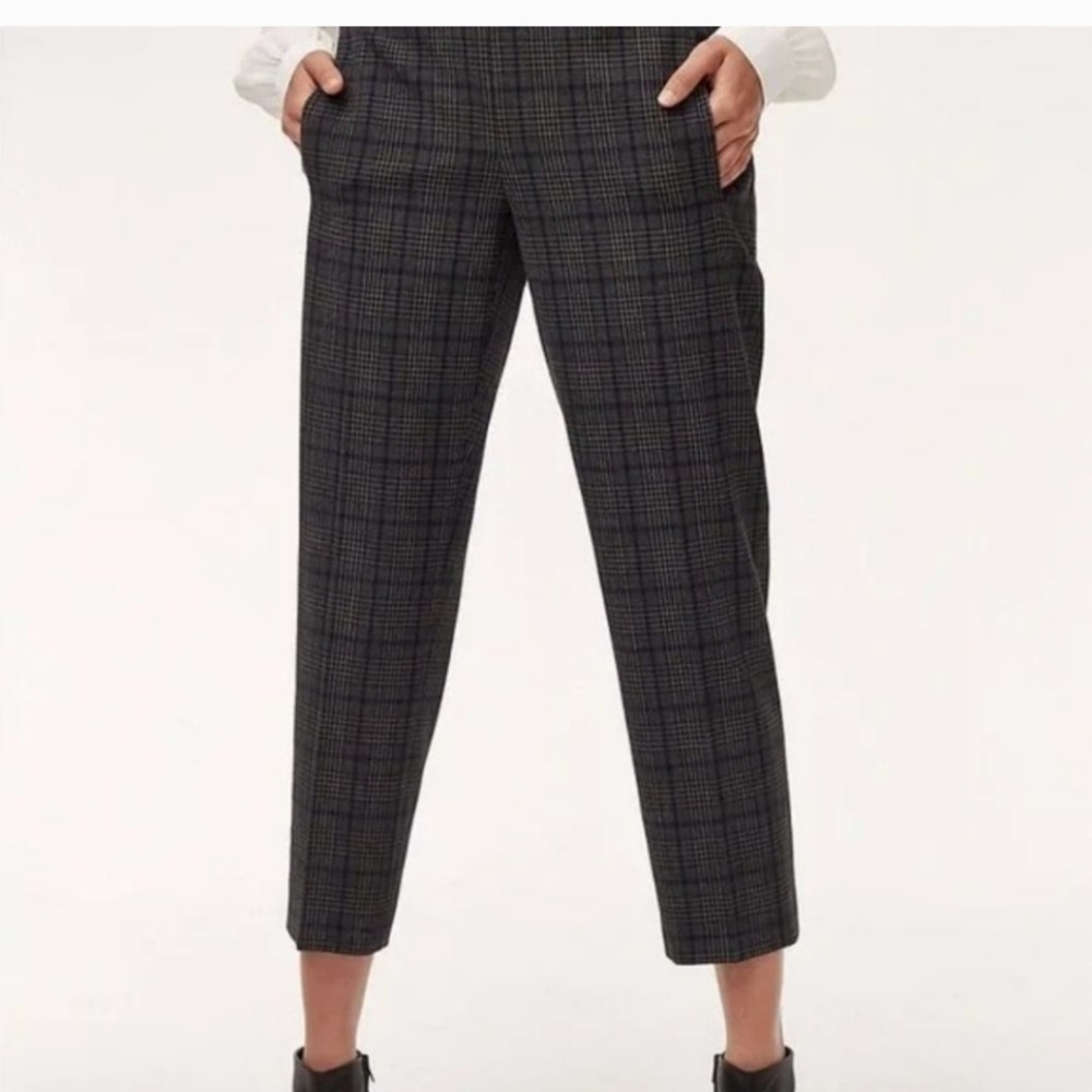 Wilfred Darontal plaid straight leg pant